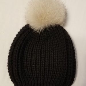 Sandro real fox fur hat